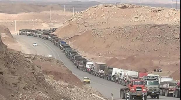 صادر شدن  بیش از ۳۱۷ هزار دستگاه کامیون کالا‌های صادراتی از استان کرمانشاه