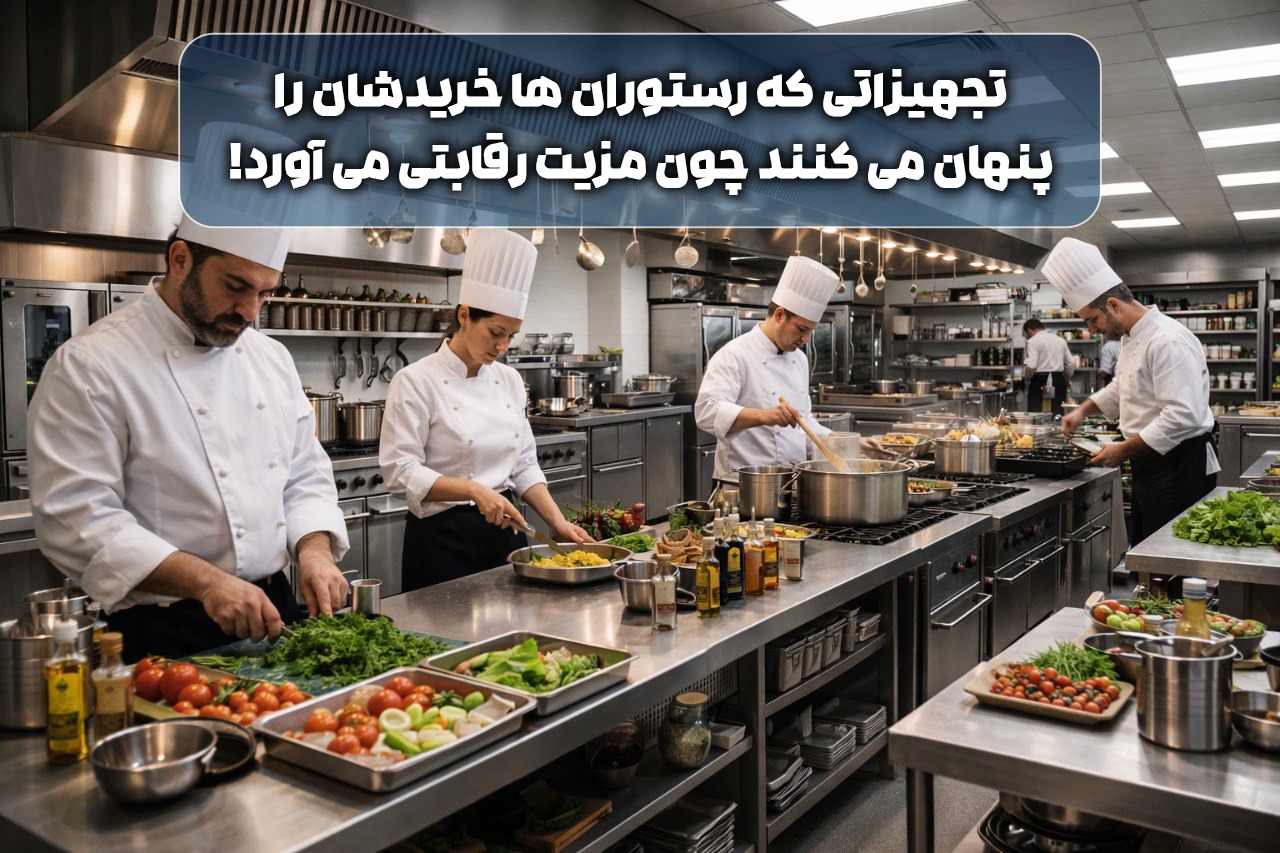 تجهیزاتی که رستوران ها خریدشان را پنهان می کنند چون مزیت رقابتی می آورد!