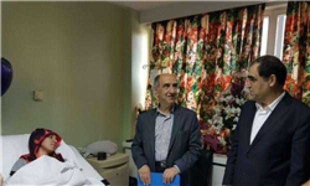 عیادت وزیر بهداشت از کیمیای تکواندوی ایران+عکس