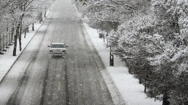  بارش برف و کولاک شدید در محور پیرانشهر ـ تمرچین