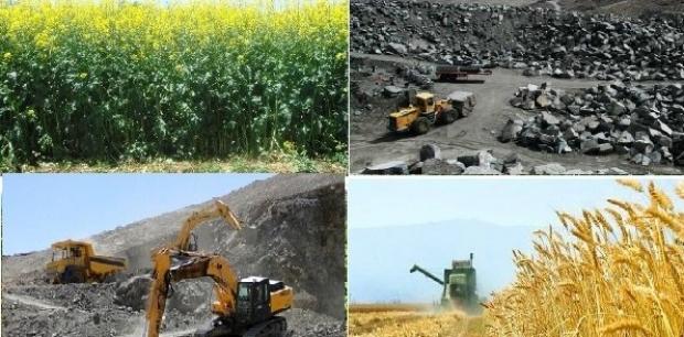 نقش کم رنگ کشاورزی و معدن در توسعه آذربایجان غربی
