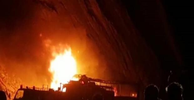 سرهنگ گوهری: آتش گرفتن اتوبوس مسافربری محور سنندج – مریوان خسارت جانی نداشت