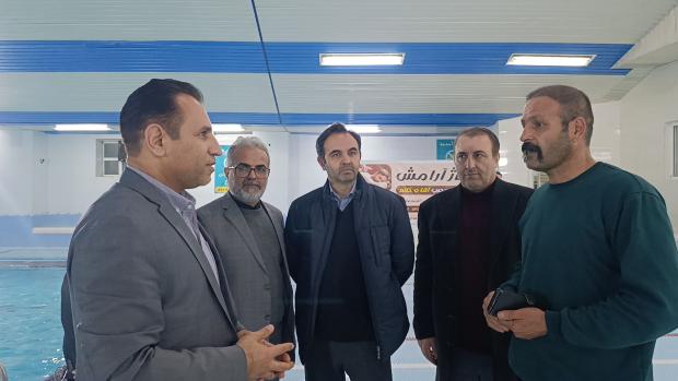 دکتر سجاد بیرامی مدیرکل ورزش و جوانان استان آذربایجان‌غربی در سفر به شهرستان بوکان از سالن بانوان کوثر و استخر زنده‌یاد مقبل هنرپژوه بازدید کرد.