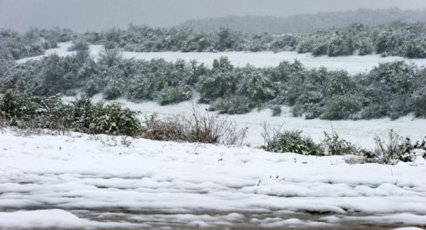 بارش برف تابستانی در کلاردشت مازندران
