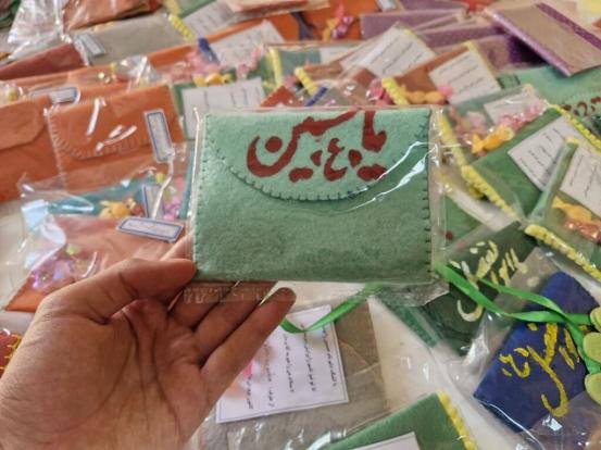 موکب کودکان و نوجوانان در تمرچین روایت گری می‌کند