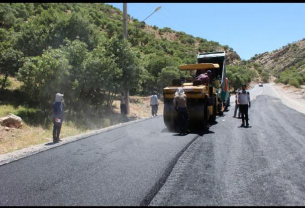 ۲۶ کیلومتر راه در شهرستان کامیاران آسفالت شد