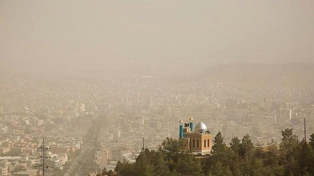 کاهش کیفیت هوا در کردستان با ورود گردوغبار