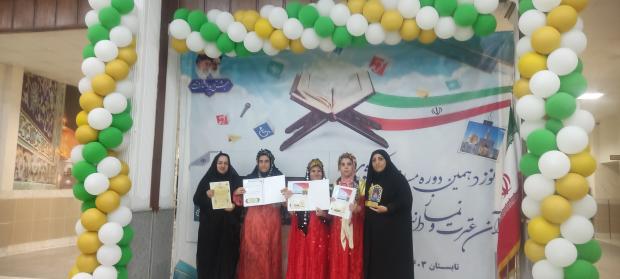  3 دانش آموز دختر کردستانی برتر مسابقات فرهنگی و هنری کشور شدند